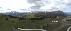 Archiv Foto Webcam Panorama der Seiser Alm von der Puflatsch Bergstation 09:00