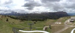 Archiv Foto Webcam Panorama der Seiser Alm von der Puflatsch Bergstation 11:00