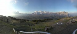 Archiv Foto Webcam Panorama der Seiser Alm von der Puflatsch Bergstation 05:00