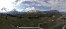 Archiv Foto Webcam Panorama der Seiser Alm von der Puflatsch Bergstation 07:00