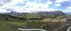 Archiv Foto Webcam Panorama der Seiser Alm von der Puflatsch Bergstation 11:00
