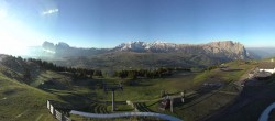 Archiv Foto Webcam Panorama der Seiser Alm von der Puflatsch Bergstation 05:00