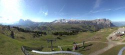 Archiv Foto Webcam Panorama der Seiser Alm von der Puflatsch Bergstation 07:00