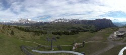Archiv Foto Webcam Panorama der Seiser Alm von der Puflatsch Bergstation 15:00