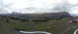 Archived image Webcam Alpe di Siusi: View from the Puflatsch Mountain Station 06:00