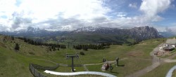 Archived image Webcam Alpe di Siusi: View from the Puflatsch Mountain Station 09:00