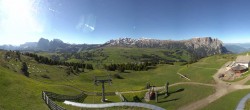 Archiv Foto Webcam Panorama der Seiser Alm von der Puflatsch Bergstation 14:00