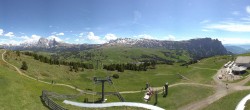 Archiv Foto Webcam Panorama der Seiser Alm von der Puflatsch Bergstation 20:00