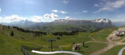 Archiv Foto Webcam Panorama der Seiser Alm von der Puflatsch Bergstation 09:00