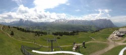 Archiv Foto Webcam Panorama der Seiser Alm von der Puflatsch Bergstation 11:00
