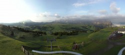 Archiv Foto Webcam Panorama der Seiser Alm von der Puflatsch Bergstation 05:00