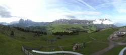 Archiv Foto Webcam Panorama der Seiser Alm von der Puflatsch Bergstation 07:00
