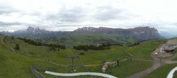 Archiv Foto Webcam Panorama der Seiser Alm von der Puflatsch Bergstation 09:00