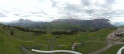 Archiv Foto Webcam Panorama der Seiser Alm von der Puflatsch Bergstation 11:00