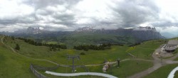 Archiv Foto Webcam Panorama der Seiser Alm von der Puflatsch Bergstation 13:00