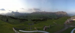Archiv Foto Webcam Panorama der Seiser Alm von der Puflatsch Bergstation 05:00