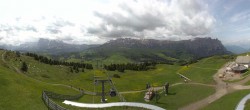 Archiv Foto Webcam Panorama der Seiser Alm von der Puflatsch Bergstation 09:00