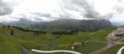 Archiv Foto Webcam Panorama der Seiser Alm von der Puflatsch Bergstation 11:00