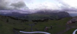 Archiv Foto Webcam Panorama der Seiser Alm von der Puflatsch Bergstation 19:00