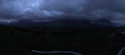 Archiv Foto Webcam Panorama der Seiser Alm von der Puflatsch Bergstation 21:00