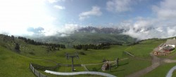 Archiv Foto Webcam Panorama der Seiser Alm von der Puflatsch Bergstation 07:00
