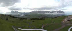 Archiv Foto Webcam Panorama der Seiser Alm von der Puflatsch Bergstation 05:00