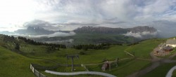 Archiv Foto Webcam Panorama der Seiser Alm von der Puflatsch Bergstation 06:00