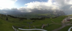 Archiv Foto Webcam Panorama der Seiser Alm von der Puflatsch Bergstation 06:00