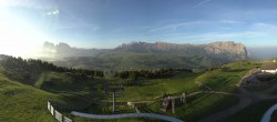 Archiv Foto Webcam Panorama der Seiser Alm von der Puflatsch Bergstation 05:00