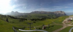 Archiv Foto Webcam Panorama der Seiser Alm von der Puflatsch Bergstation 07:00