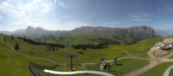 Archiv Foto Webcam Panorama der Seiser Alm von der Puflatsch Bergstation 09:00