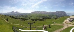 Archiv Foto Webcam Panorama der Seiser Alm von der Puflatsch Bergstation 11:00