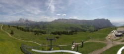 Archiv Foto Webcam Panorama der Seiser Alm von der Puflatsch Bergstation 13:00