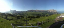 Archiv Foto Webcam Panorama der Seiser Alm von der Puflatsch Bergstation 06:00
