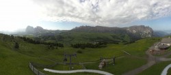 Archiv Foto Webcam Panorama der Seiser Alm von der Puflatsch Bergstation 07:00
