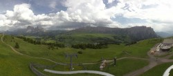 Archiv Foto Webcam Panorama der Seiser Alm von der Puflatsch Bergstation 15:00