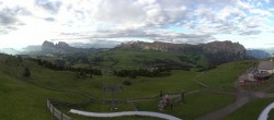 Archiv Foto Webcam Panorama der Seiser Alm von der Puflatsch Bergstation 05:00