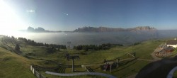 Archiv Foto Webcam Panorama der Seiser Alm von der Puflatsch Bergstation 06:00