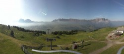 Archiv Foto Webcam Panorama der Seiser Alm von der Puflatsch Bergstation 07:00