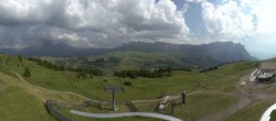 Archiv Foto Webcam Panorama der Seiser Alm von der Puflatsch Bergstation 15:00
