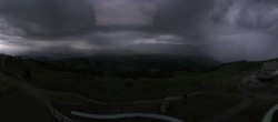 Archiv Foto Webcam Panorama der Seiser Alm von der Puflatsch Bergstation 19:00
