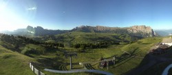 Archiv Foto Webcam Panorama der Seiser Alm von der Puflatsch Bergstation 05:00