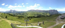 Archiv Foto Webcam Panorama der Seiser Alm von der Puflatsch Bergstation 11:00