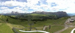 Archiv Foto Webcam Panorama der Seiser Alm von der Puflatsch Bergstation 13:00