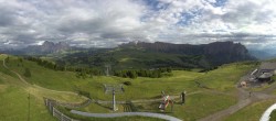 Archiv Foto Webcam Panorama der Seiser Alm von der Puflatsch Bergstation 17:00