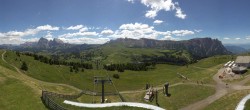 Archiv Foto Webcam Panorama der Seiser Alm von der Puflatsch Bergstation 11:00