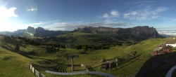Archiv Foto Webcam Panorama der Seiser Alm von der Puflatsch Bergstation 06:00