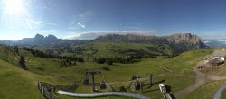 Archiv Foto Webcam Panorama der Seiser Alm von der Puflatsch Bergstation 07:00