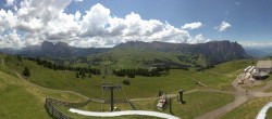 Archiv Foto Webcam Panorama der Seiser Alm von der Puflatsch Bergstation 11:00