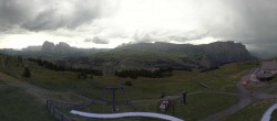 Archiv Foto Webcam Panorama der Seiser Alm von der Puflatsch Bergstation 17:00